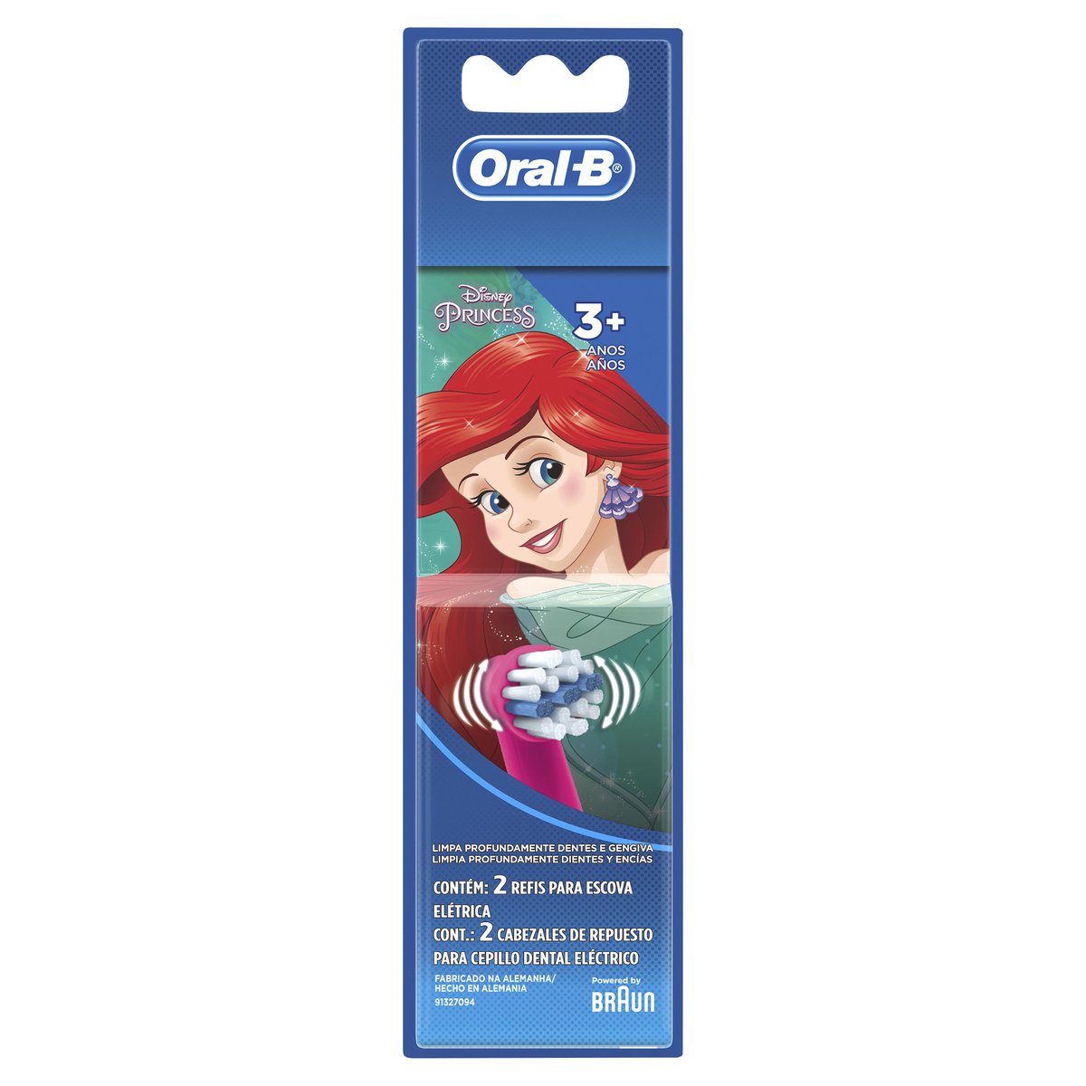 Refil para Escova Elétrica Oral-B Disney Princess - 2 Unidades