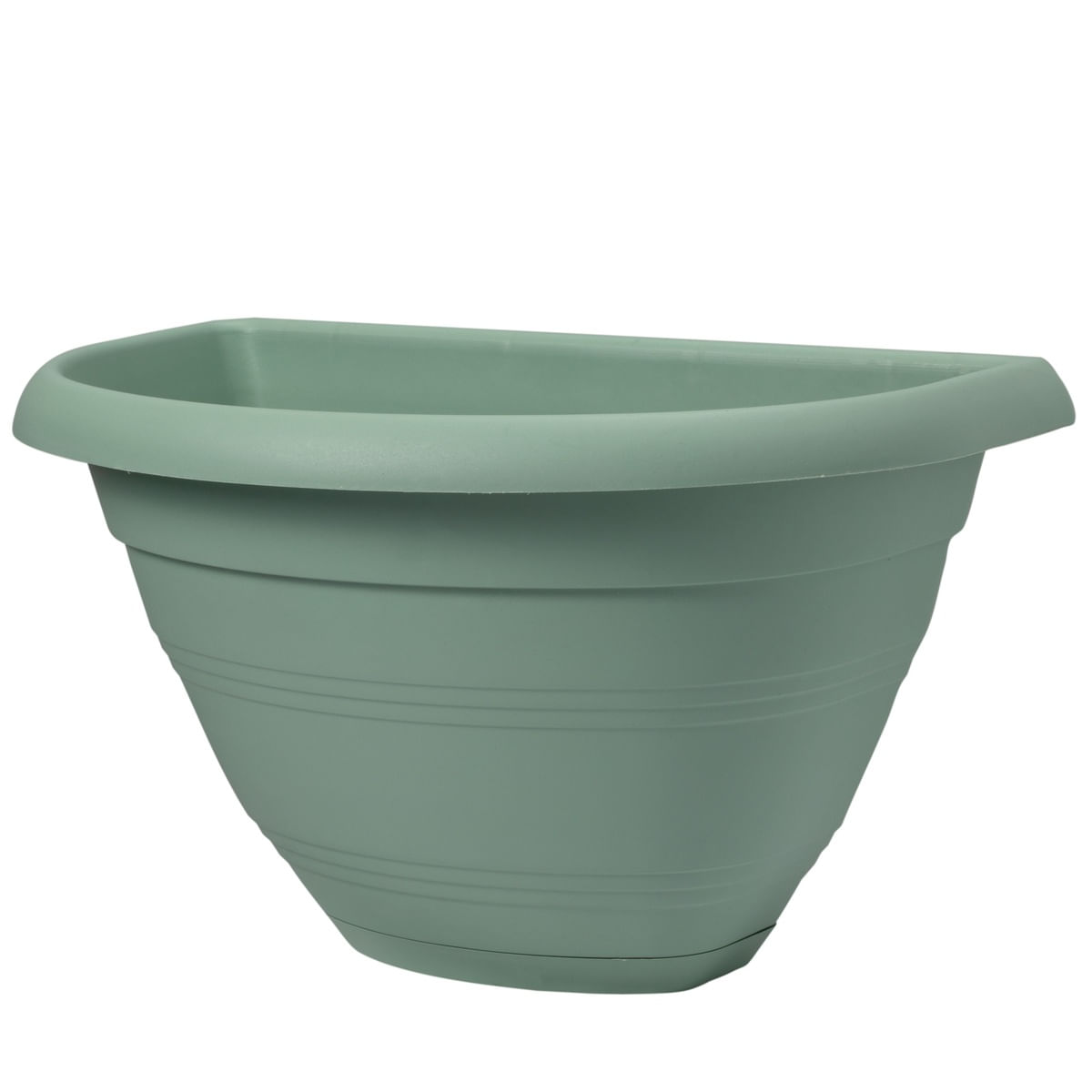 Vaso Parede com Prato Porto West Garden 30 cm Verde Pastel