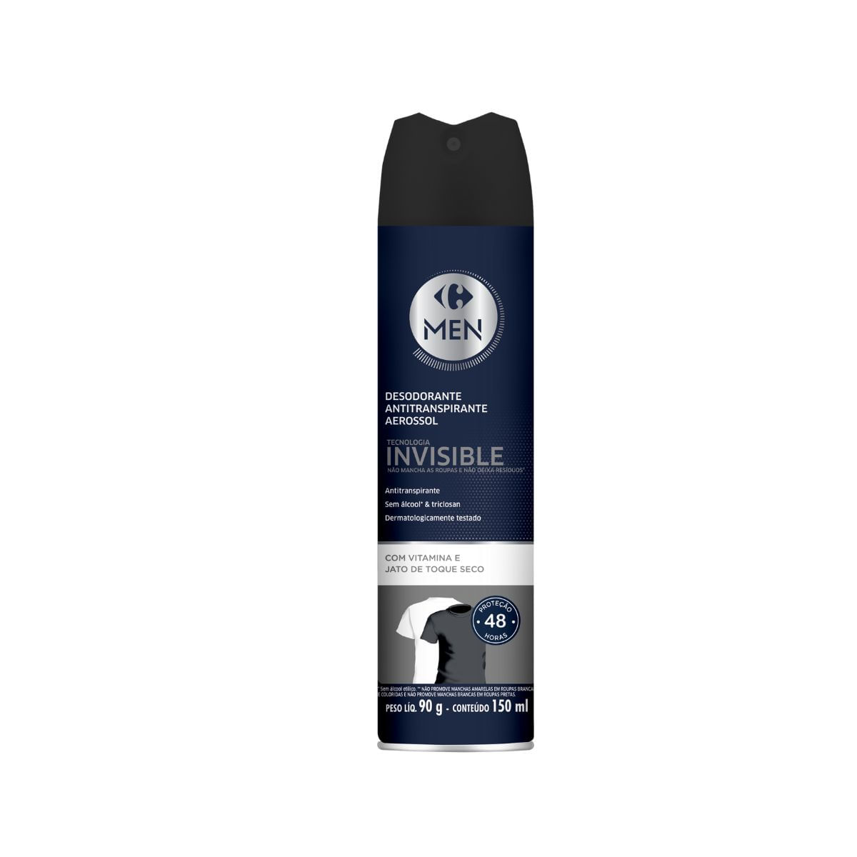 Desodorante Aerosol Masculino Carrefour Soft Invisible 150 ml