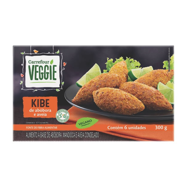 Kibe Abóbora Aveia Carrefour Veggie 400 g