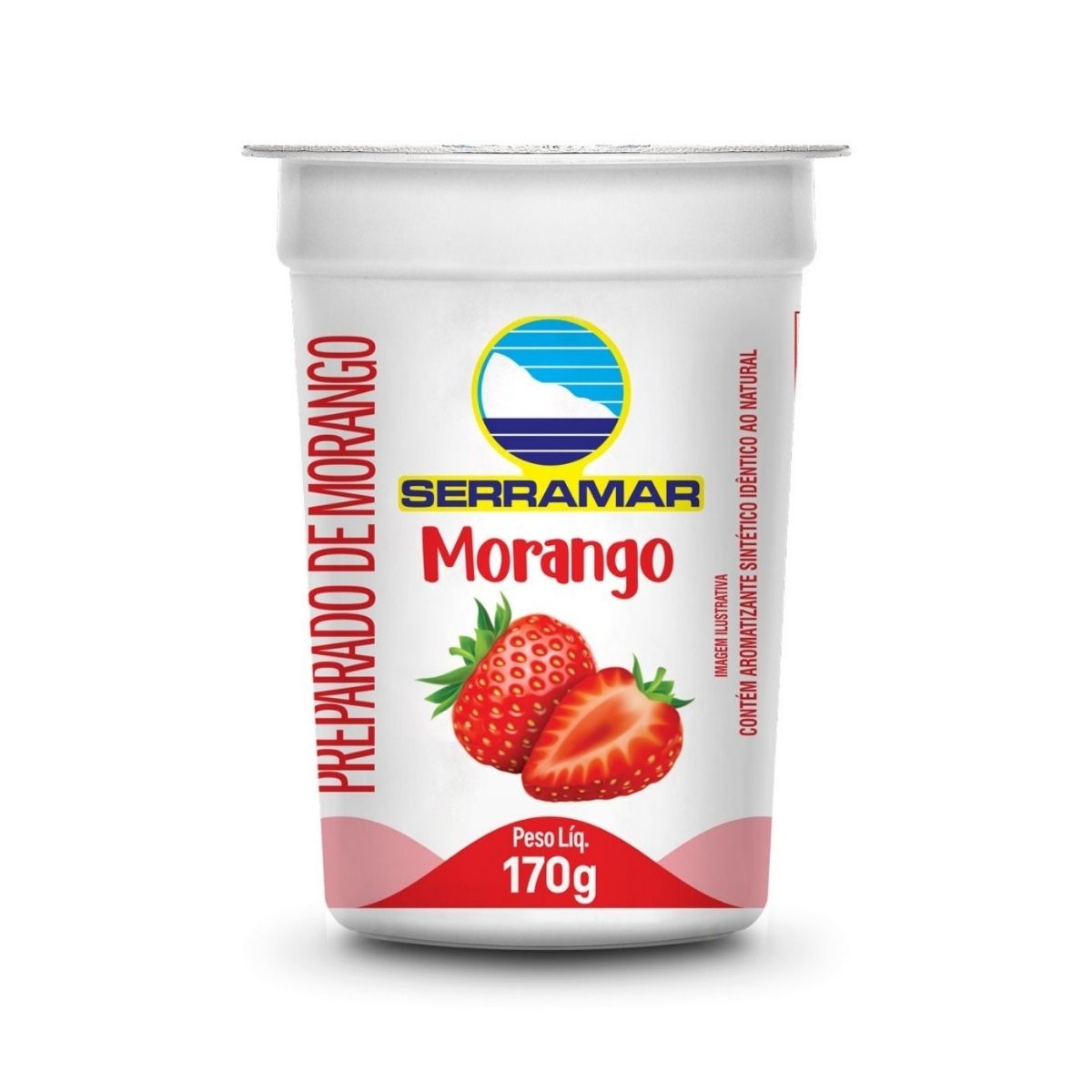 Iogurte Integral Serramar Morango 170 g