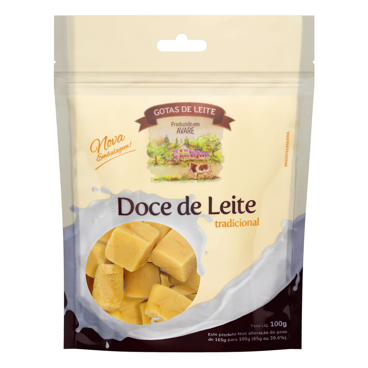 Doce de Leite Tradicional Gotas de Leite 100 g