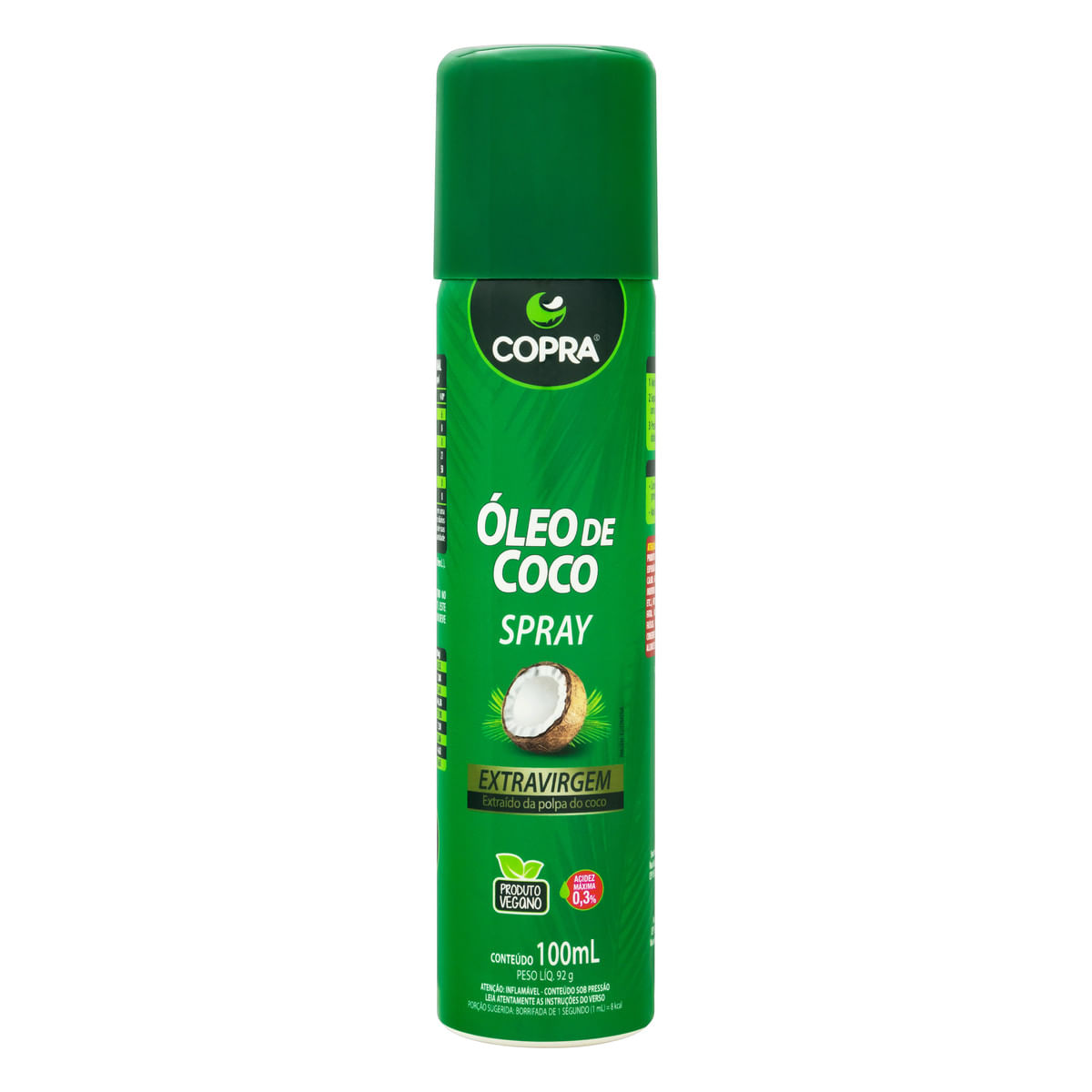 Óleo Coco Extra Virgem Spray Copra 100 ml