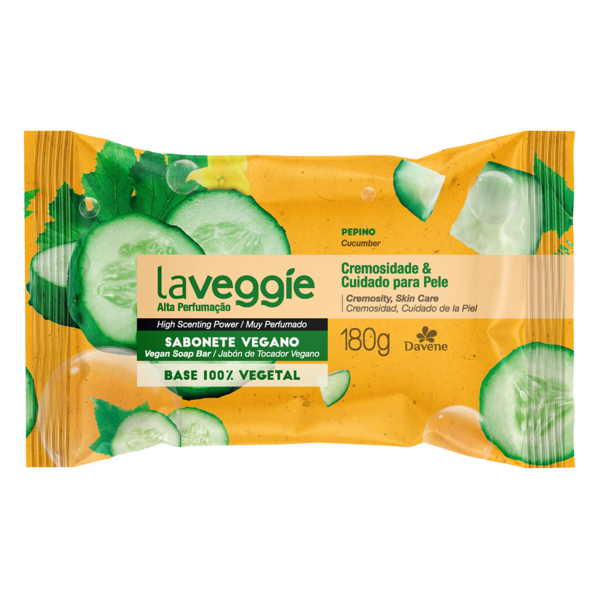 Sabonete Vegetal Davene La Veggie Pepino 180 g