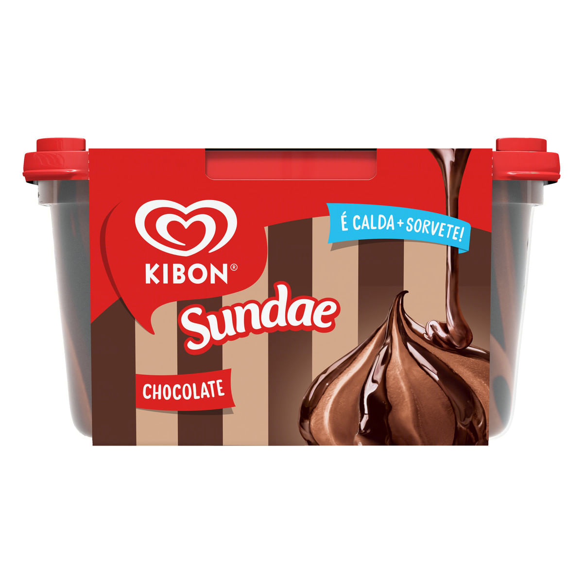 Sorvete Sundae Chocolate Kibon Pote 1,4 L