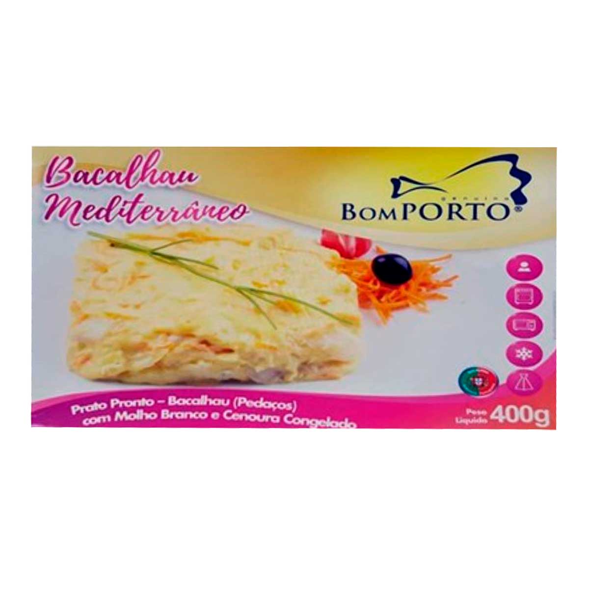 Bacalhau Mediterrâneo Bom Porto 400 g