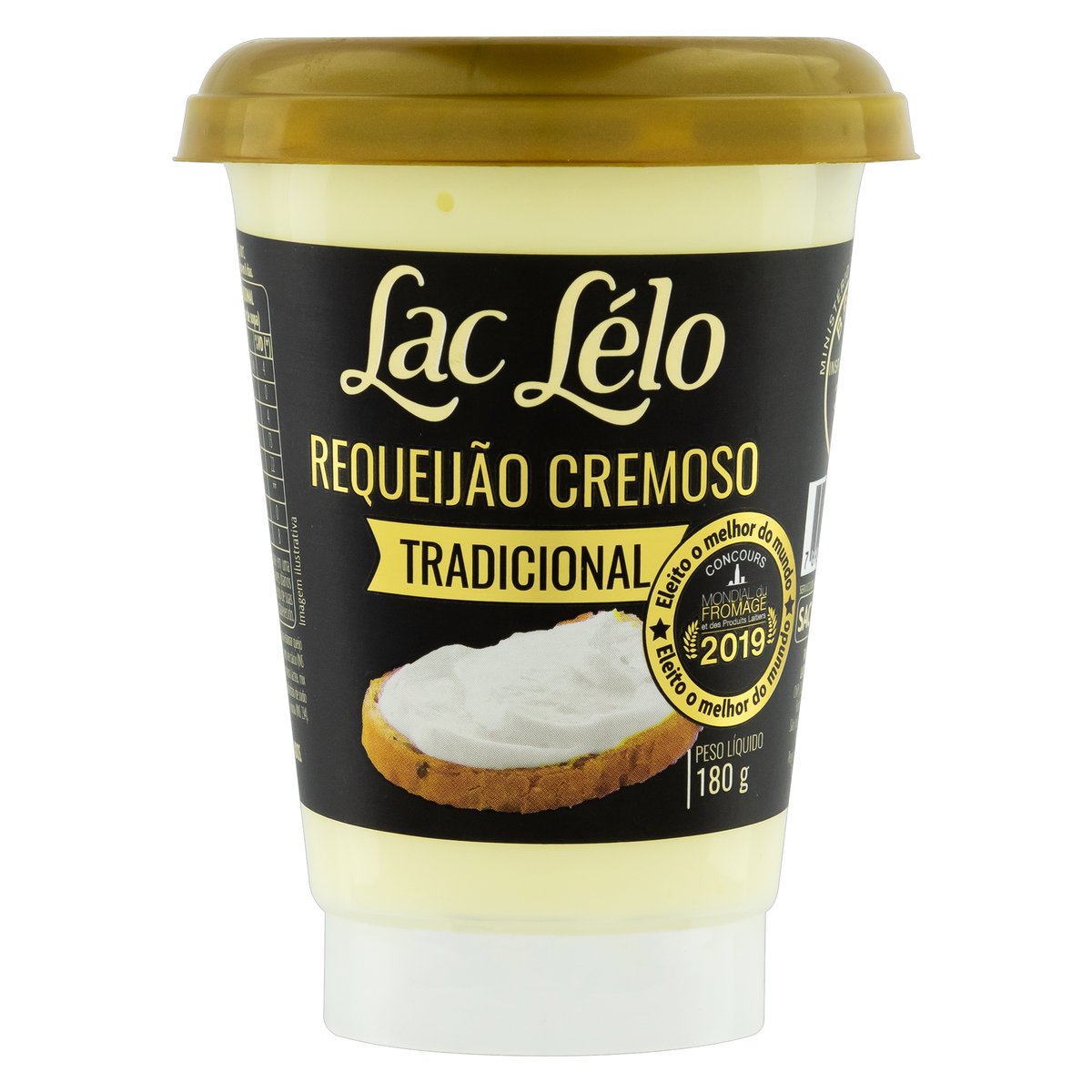 Requeijão Cremoso Tradicional Lac Lélo Copo 180 g