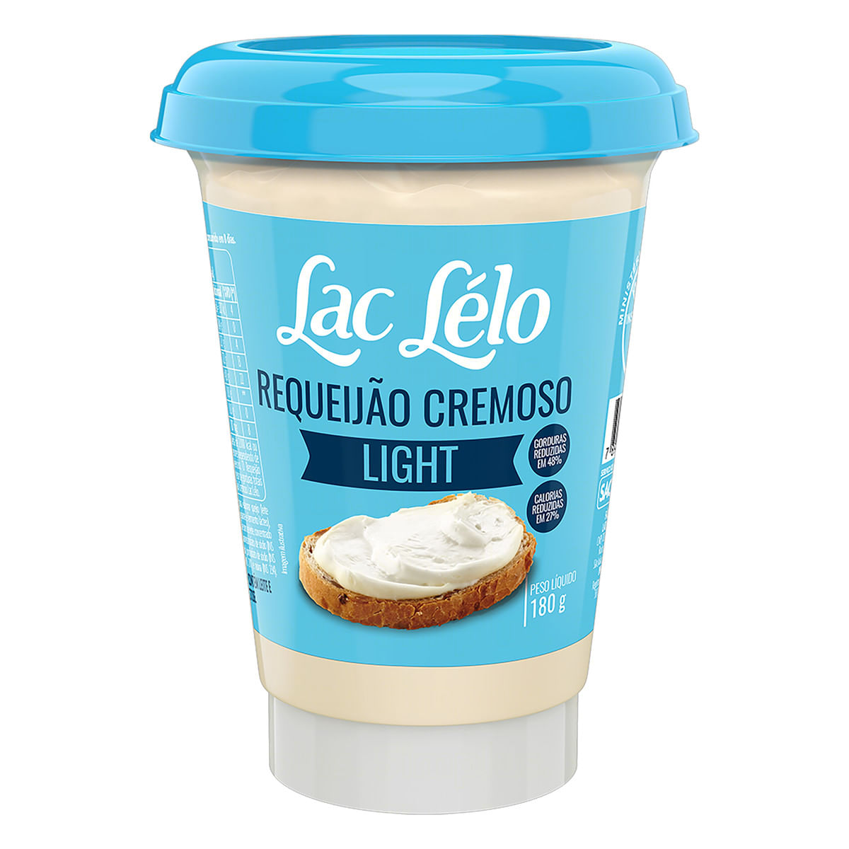 Requeijão Cremoso Light Lac Lélo Copo 180 g