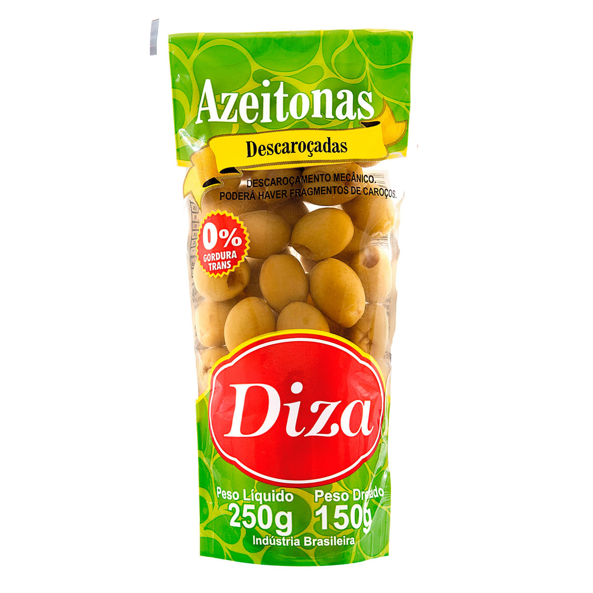 Azeitona Verde sem Caroço Diza 150 g