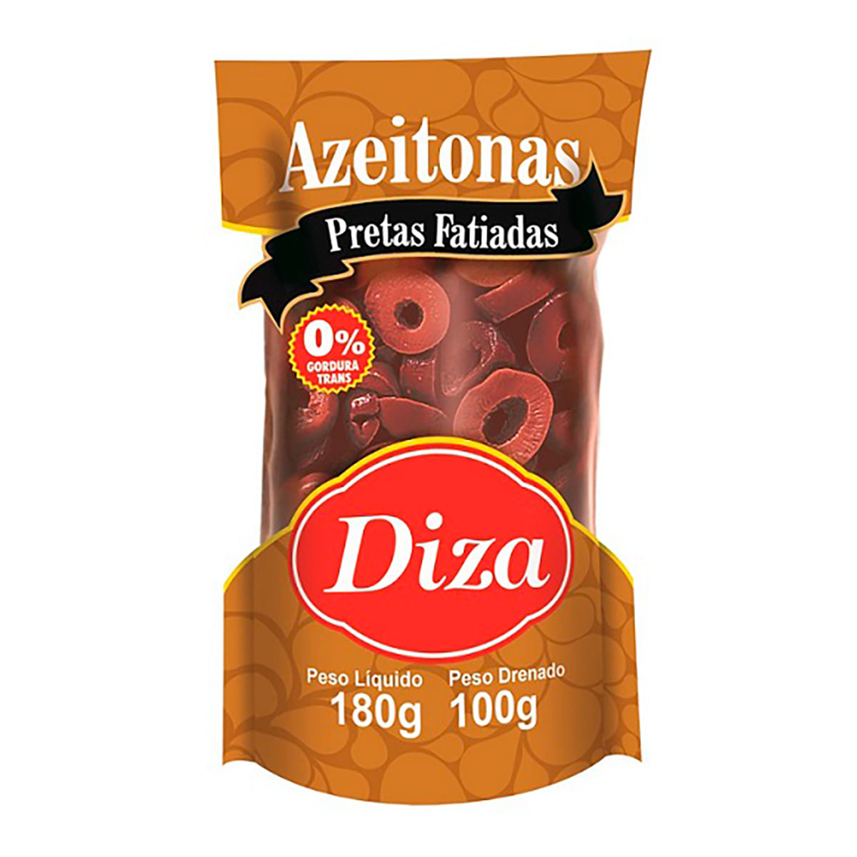 Azeitona Preta Fatiada Diza 100 g