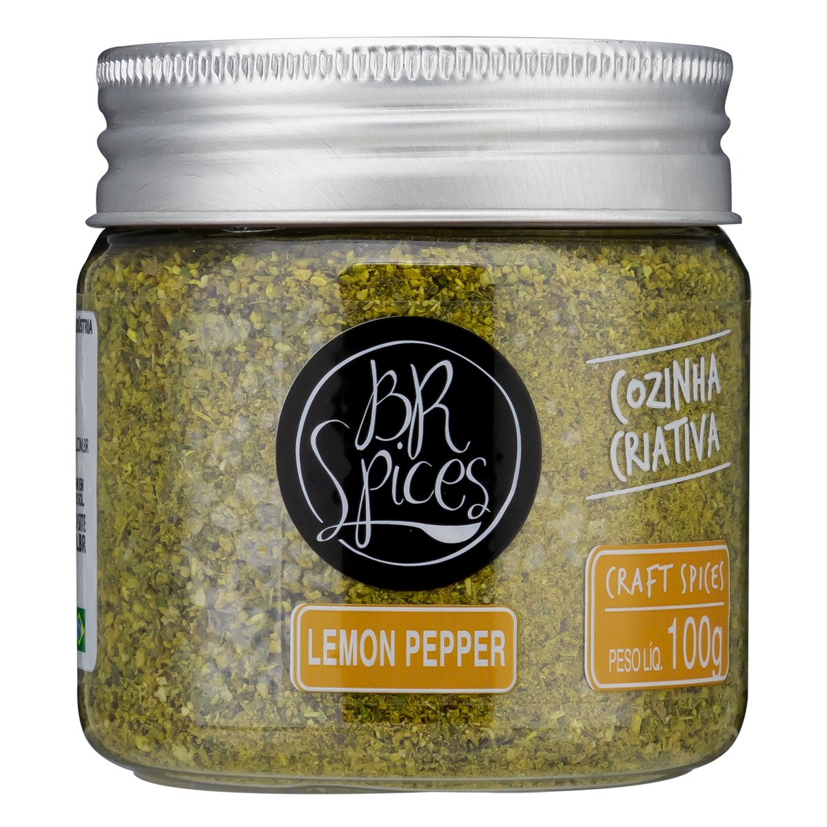 Tempero Lemon Pepper BR Spices Craft Spices Pote 100 g