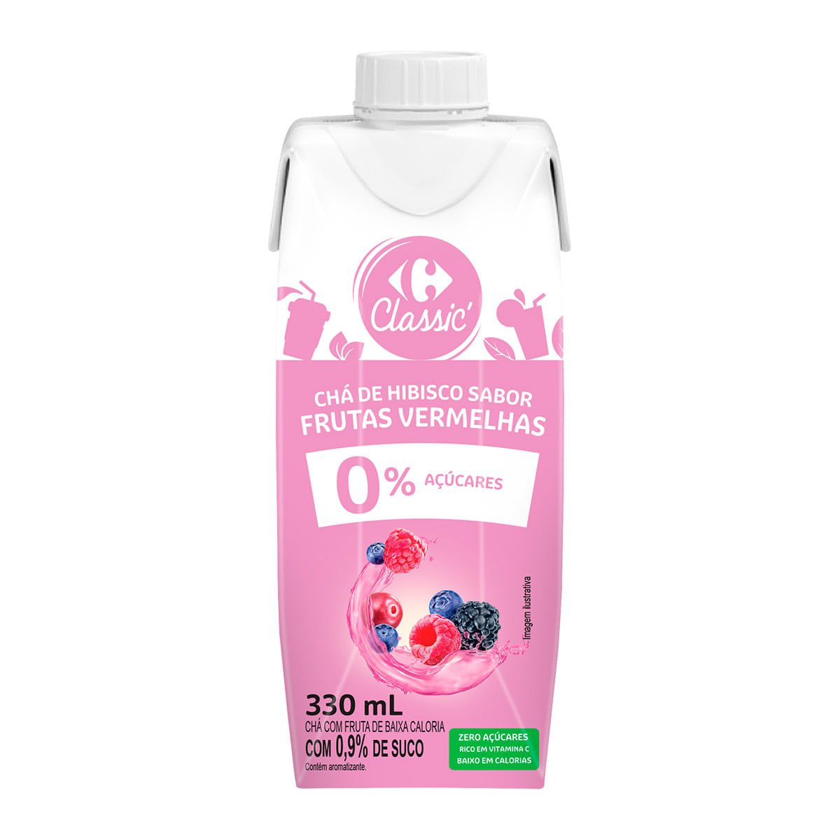 Chá Verde com Frutas Vermelhas Classic 330 ml