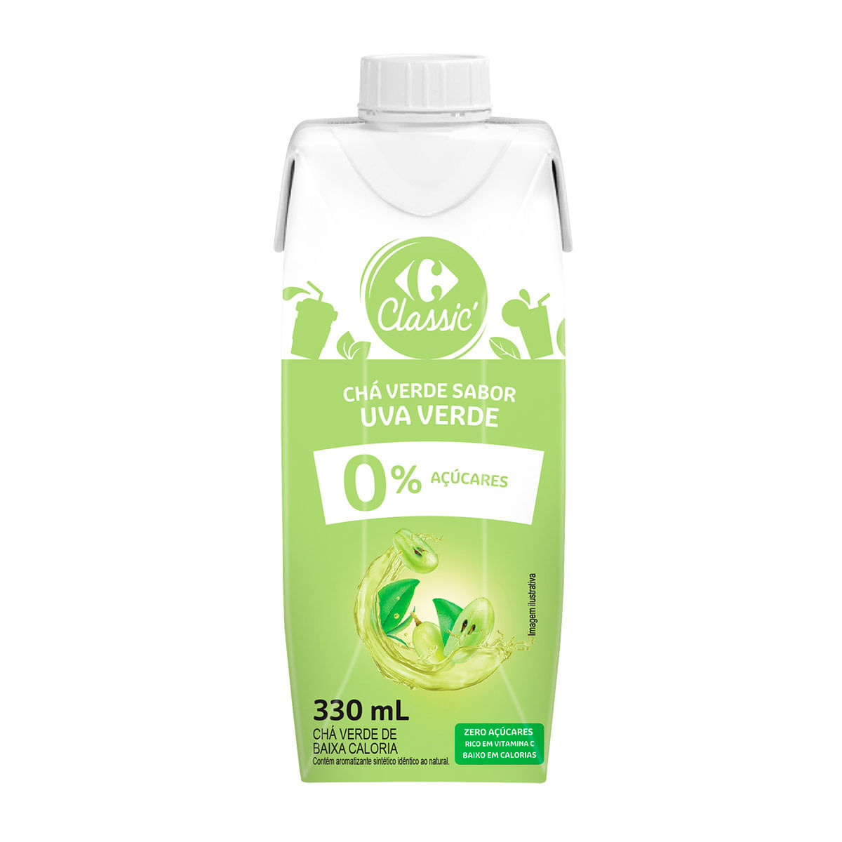 Chá Verde com Uva Verde Classic 330 ml