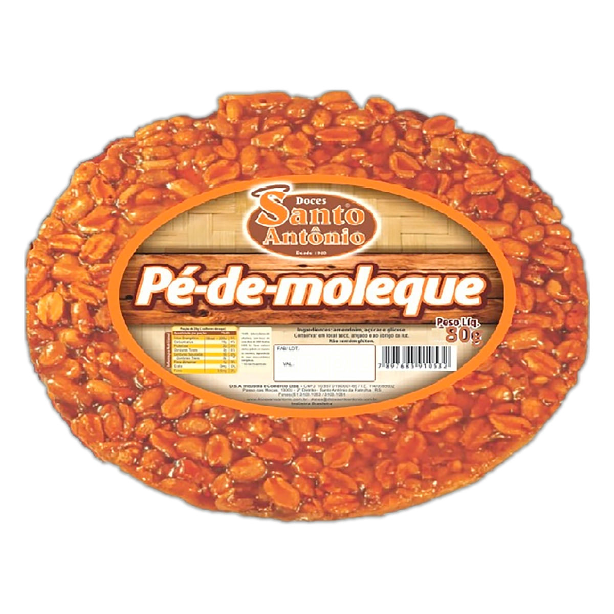 Pé de Moleque Santo Antônio 80 g