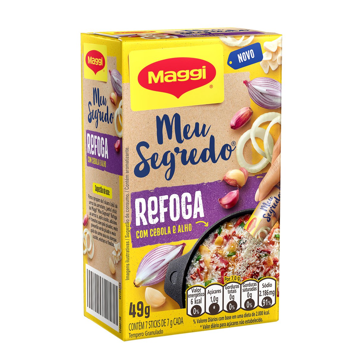 Tempero Meu Segredo Alho e Cebola Maggi 49 g