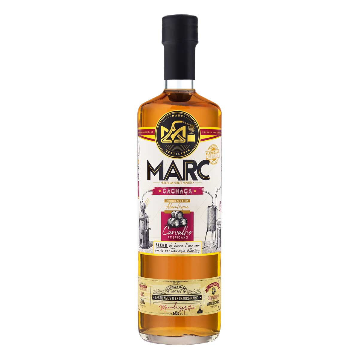 Cachaça Carvalho Americano Marc Caixa 700 ml