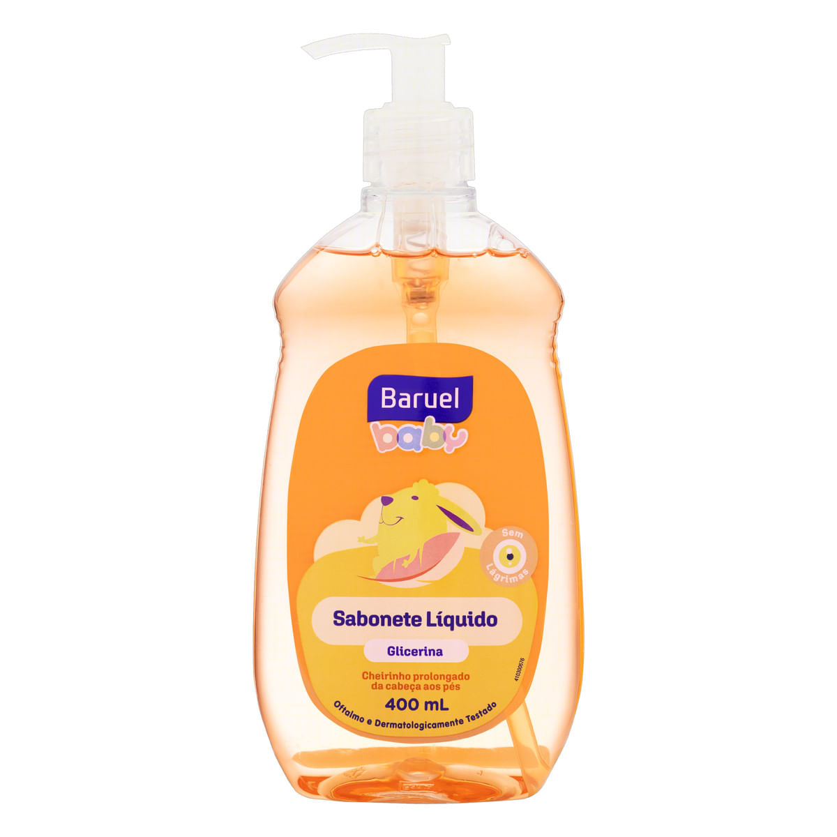 Sabonete Líquido com Glicerina da Cabeça aos Pés Baruel Baby Frasco 400 ml