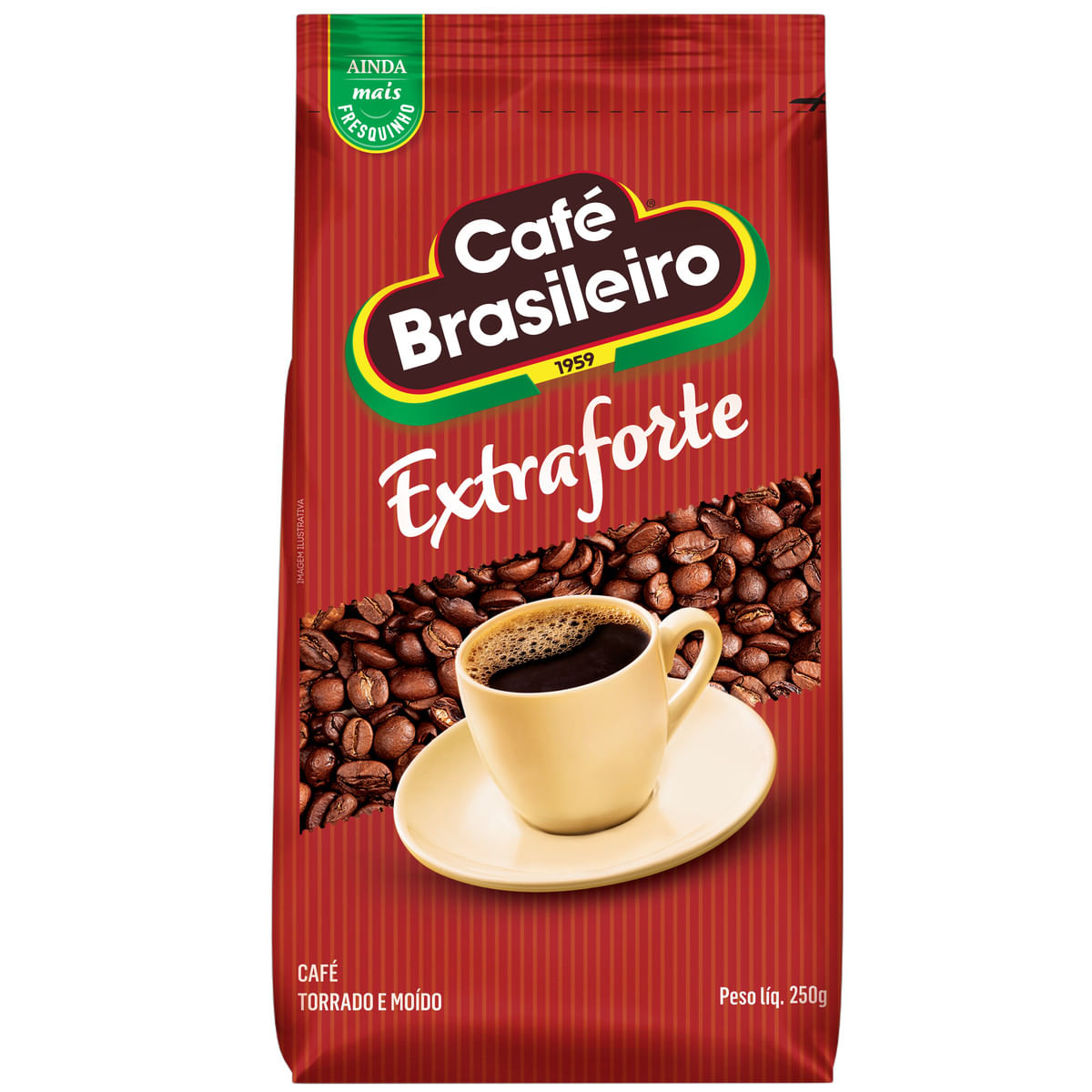 Café Torrado e Moído Extraforte Café Brasileiro Pacote 250g