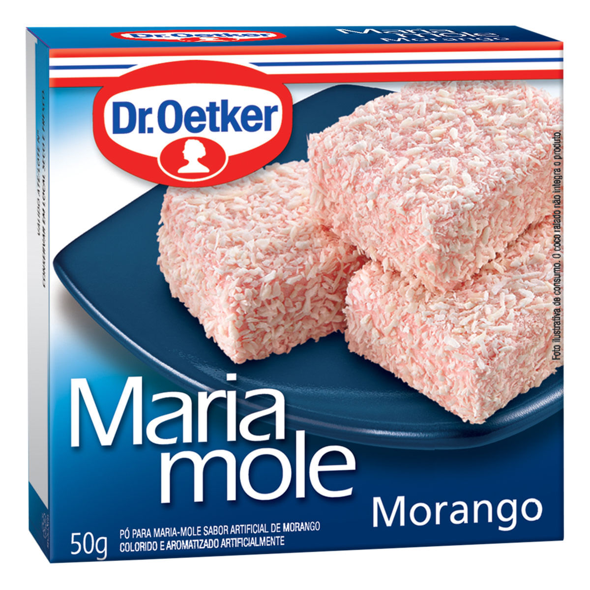 Mistura para Maria Mole Sabor Morango Dr. Oetker 50g