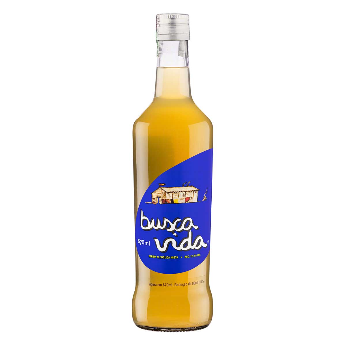 Bebida Mista Alcoólica Busca Vida Garrafa 670 ml