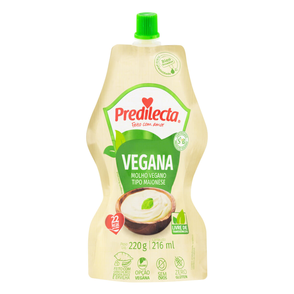 Molho Vegano Tipo Maionese Predilecta 220 g