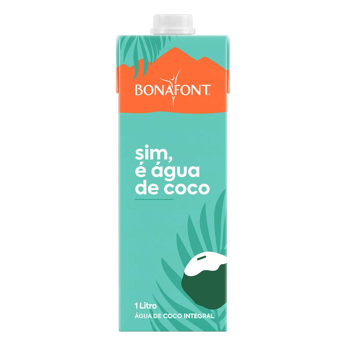 Água de Coco Integral Bonafont Caixa 1 L