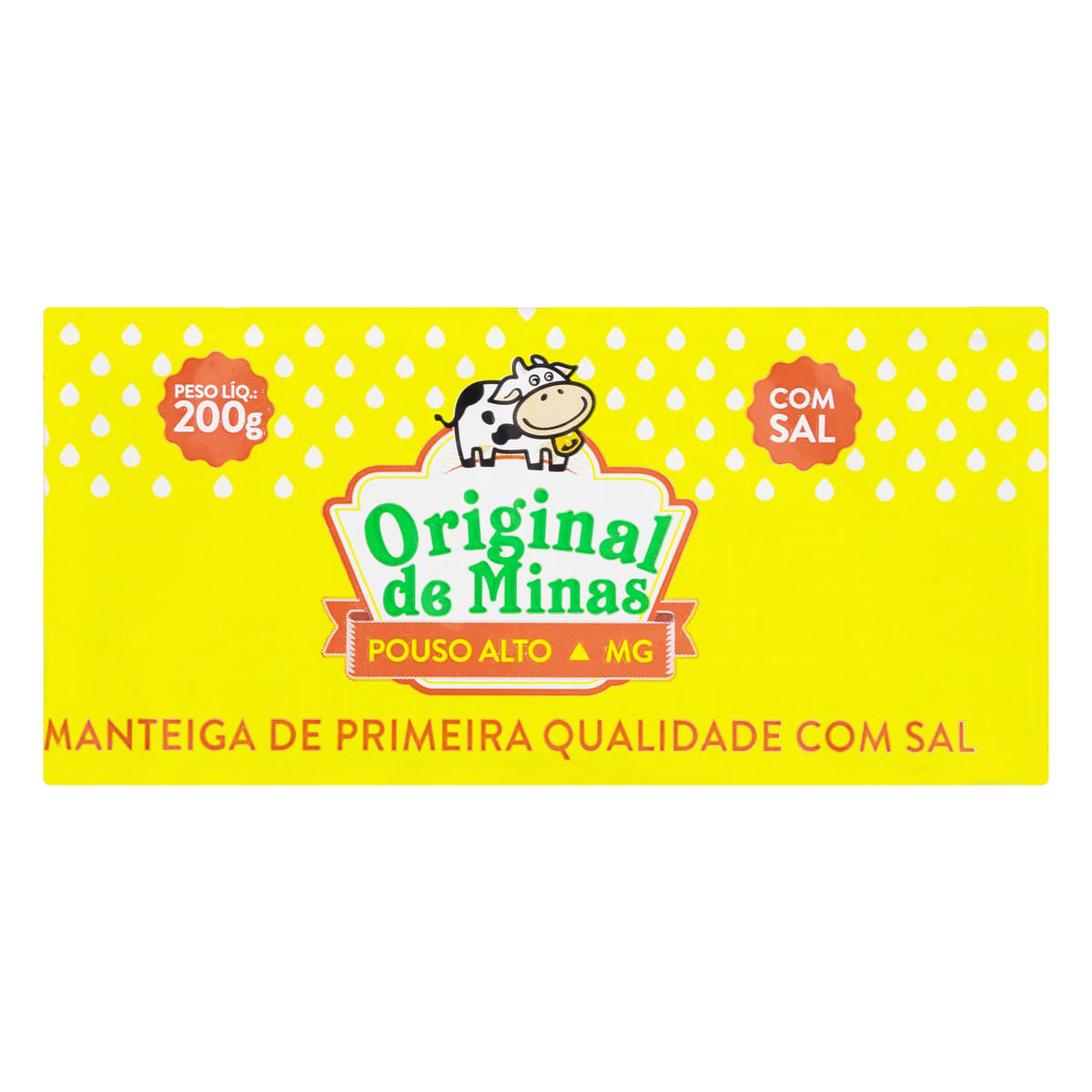 Manteiga de Primeira Qualidade com Sal Original de Minas 200 g