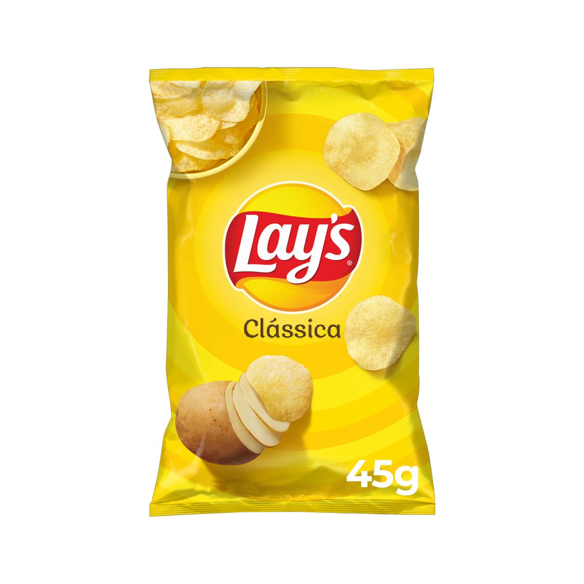 Batata Frita Lisa Clássica Lays Pacote 45g