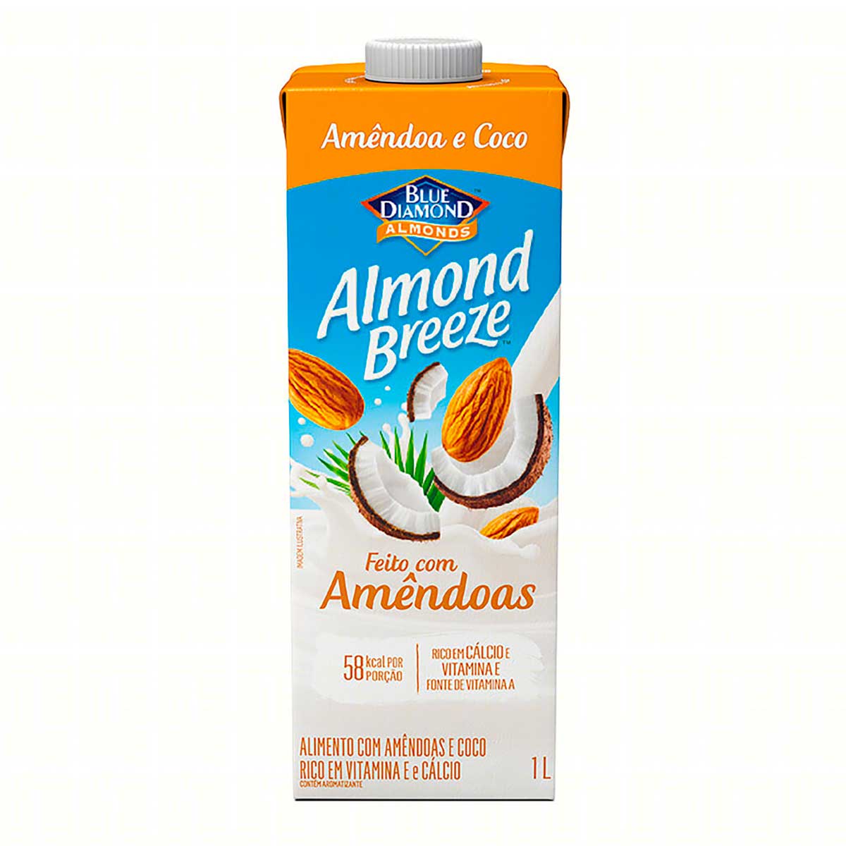 Bebida à Base de Amêndoa e Coco Blue Diamond Almond Breeze Caixa 1 L