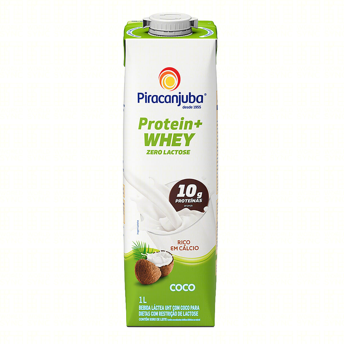 Bebida Láctea UHT Coco Zero Lactose Piracanjuba Protein + Whey Caixa 1 L