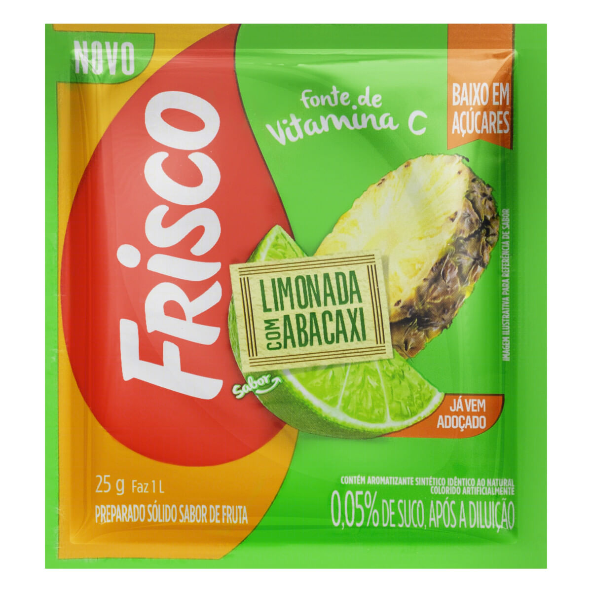 Refresco Limonada com Abacaxi Frisco 25g