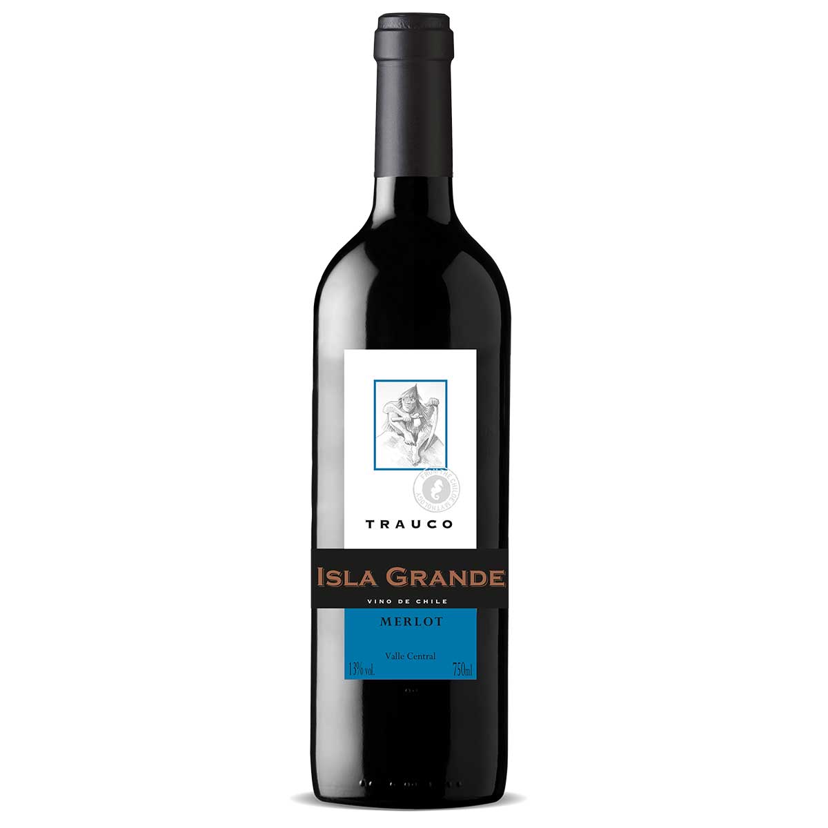 Vinho Tinto Chileno Trauco Isla Grande Merlot Valle Central 750 ml