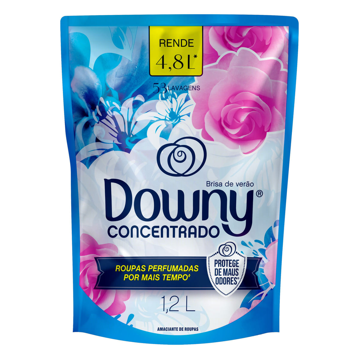 Amaciante de Roupa  Downy Concentrado Brisa de Verão Sachê 1,2 L