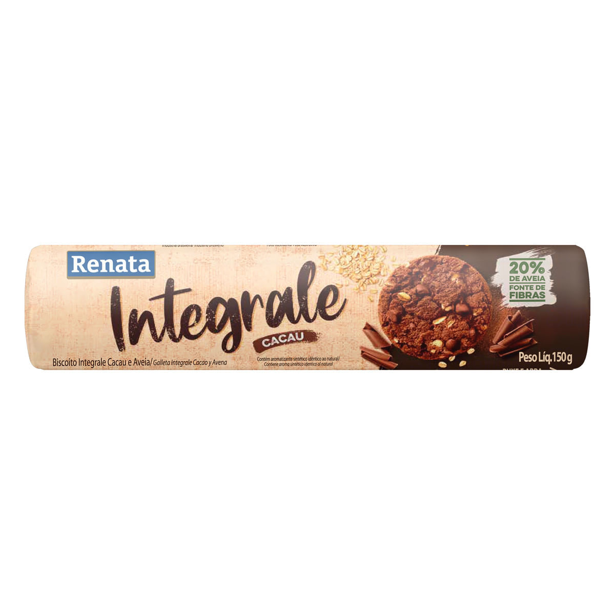 Biscoito Integral Cacau Renata 150 g