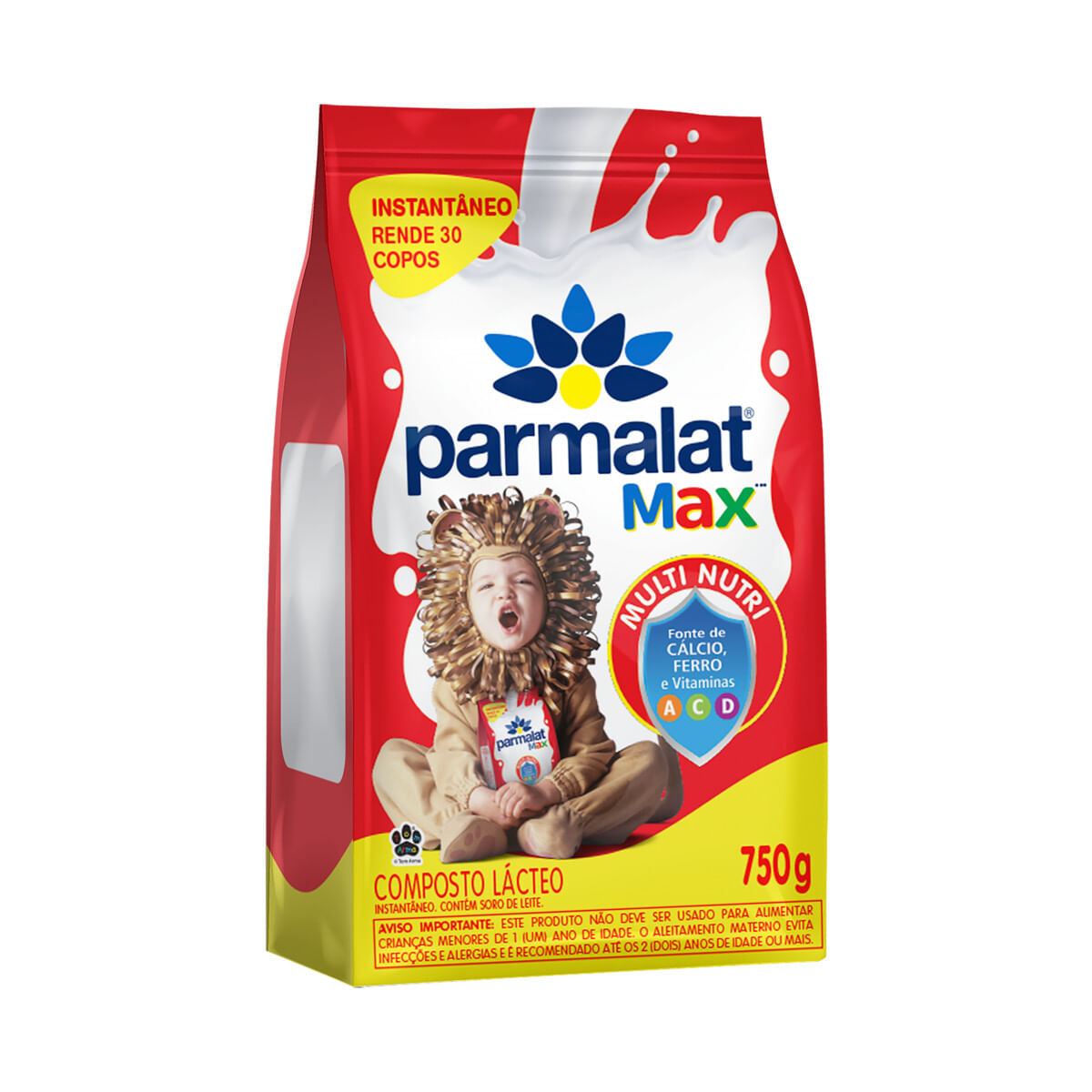 Composto Lácteo Parmalat Max Pacote 750 g