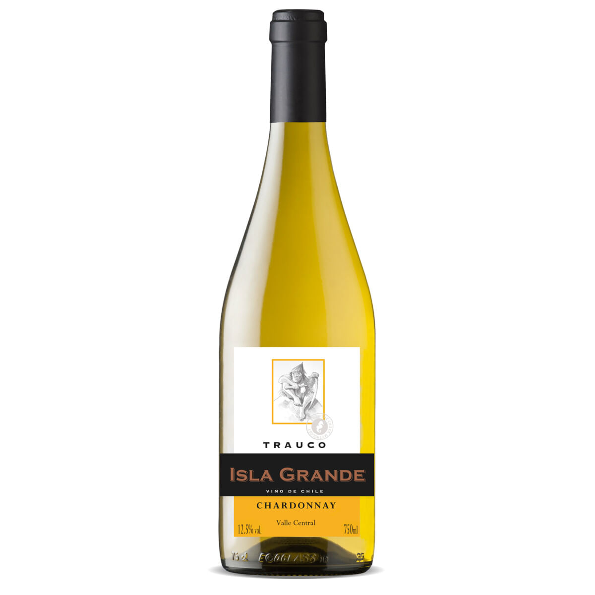 Vinho Branco Seco Trauco Isla Grande Chardonnay 750 ml