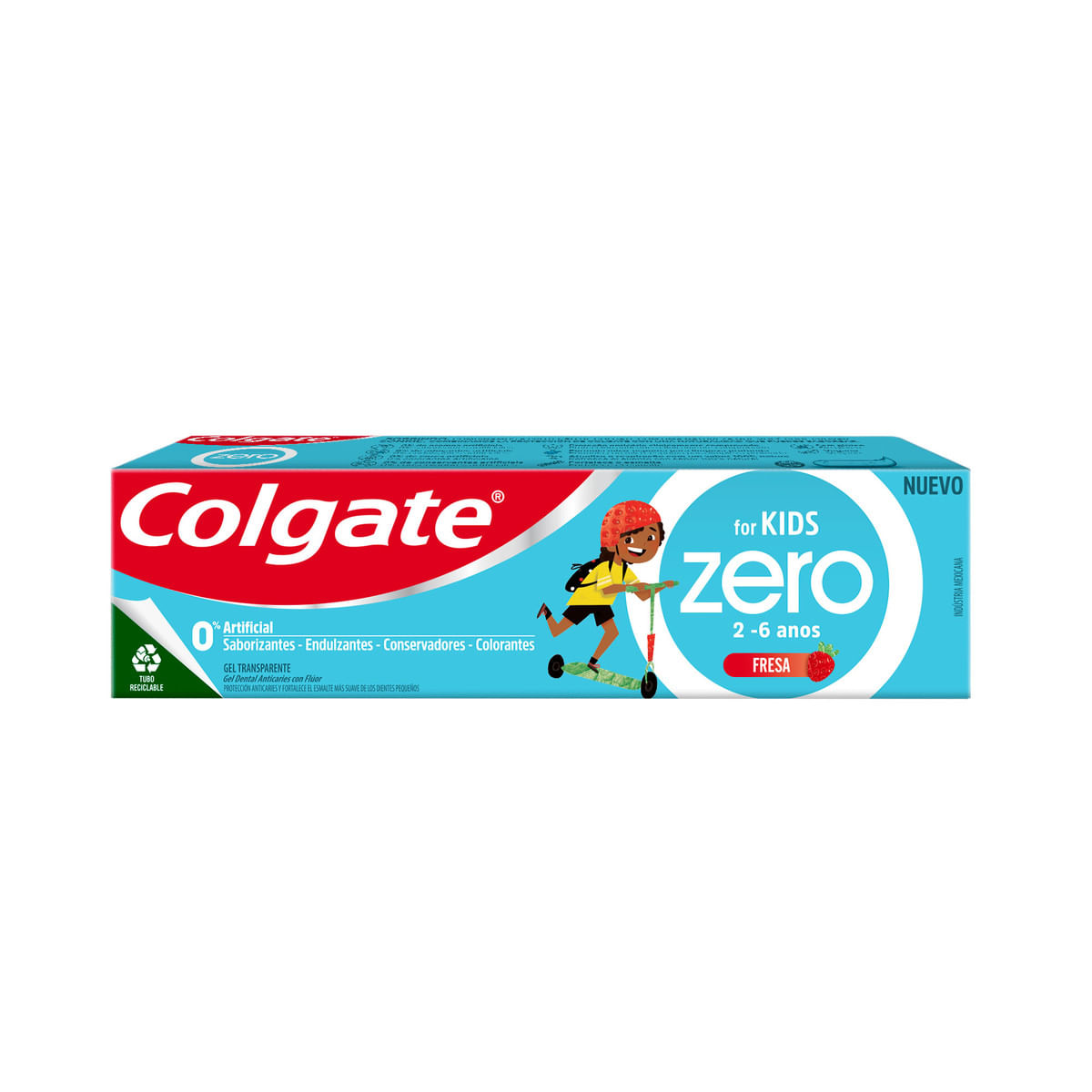 Gel Dental Colgate For Kids Zero com Flúor Morango 70 g