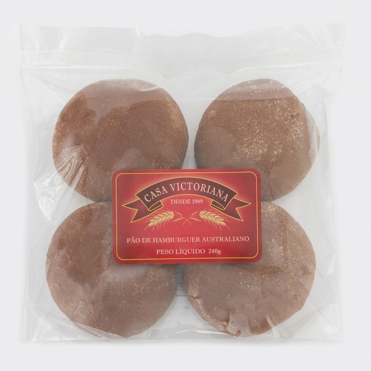 Pão Hambúrguer Australiano Casa Victoriana Pacote 240 g