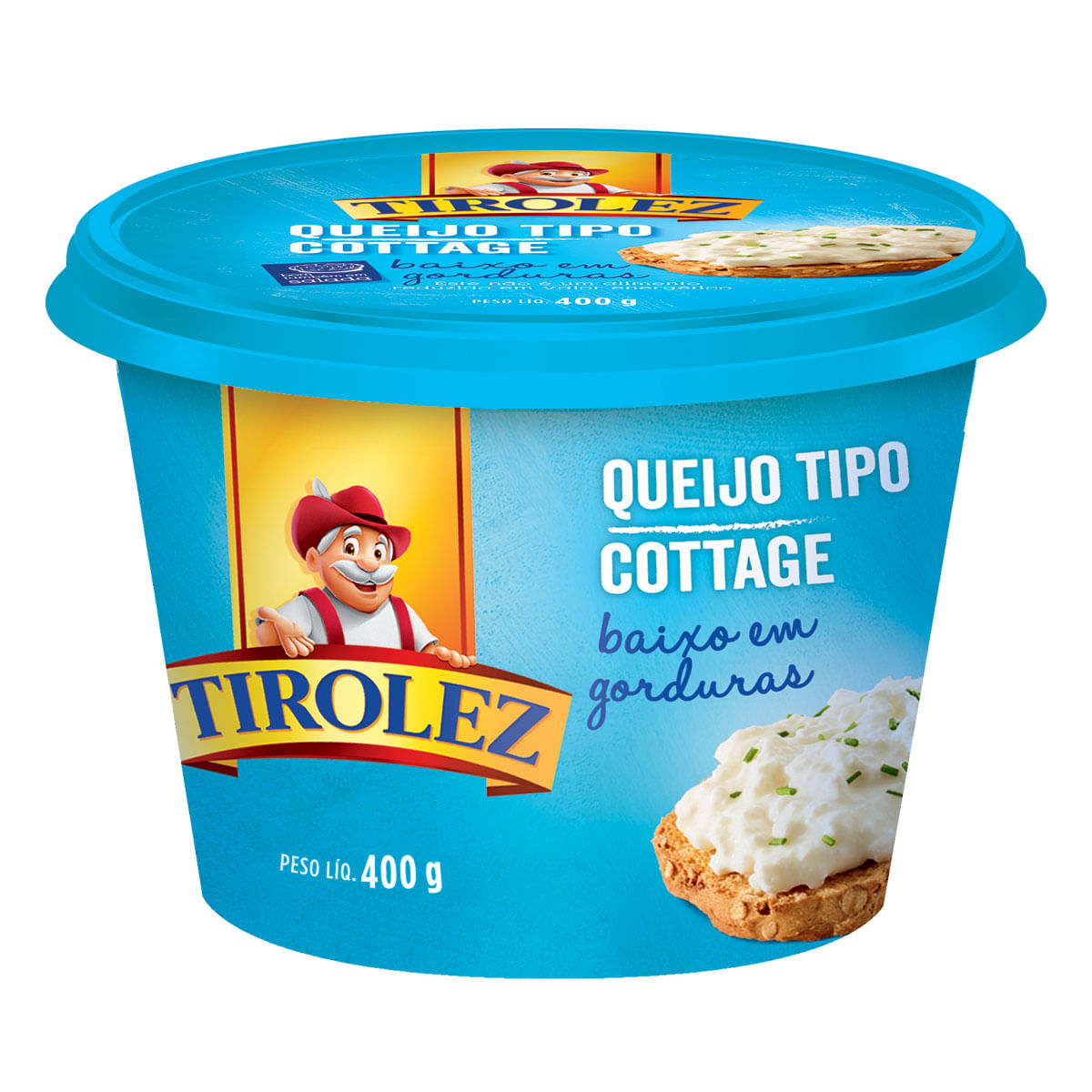 Queijo Cottage Tirolez 400g