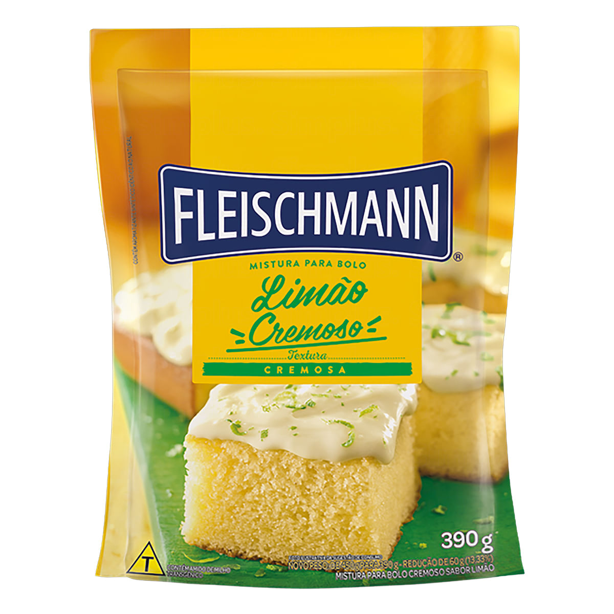 Mistura para Bolo Cremoso Limão Fleischmann Sachê 390 g