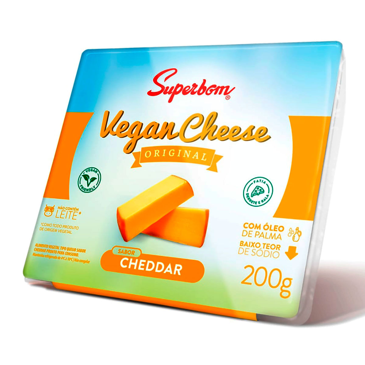 Vegan Cheese Cheddar Superbom Gour 200g