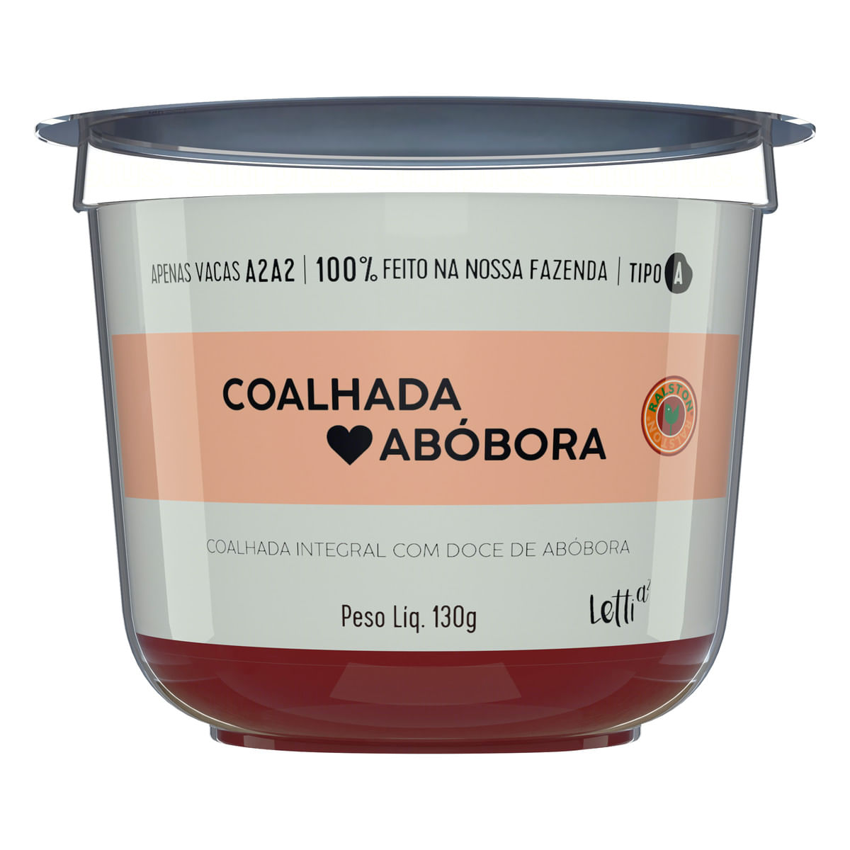 Coalhada Integral Abóbora Letti a² Pote 130g