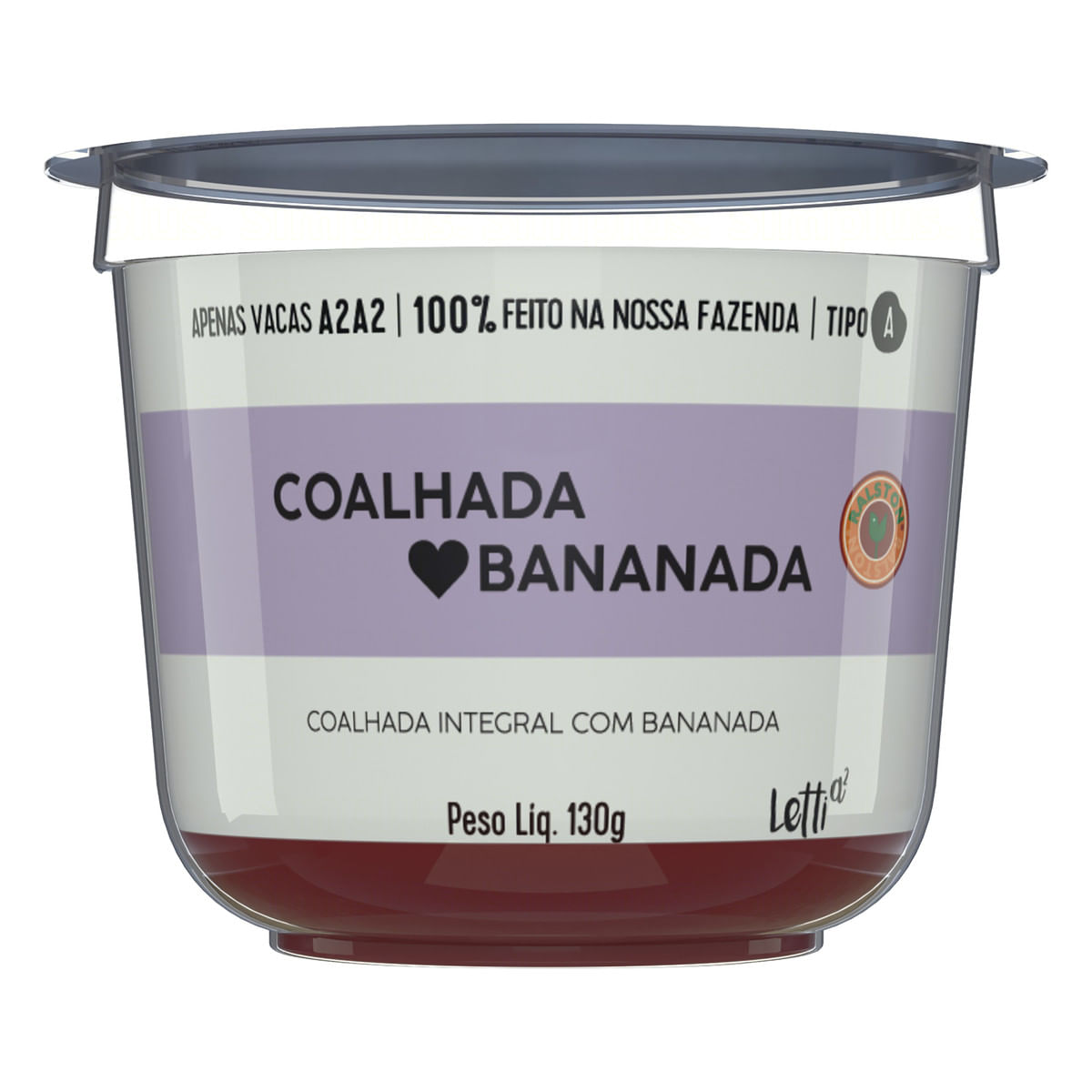 Coalhada Integral Bananada Letti a² Pote 130g