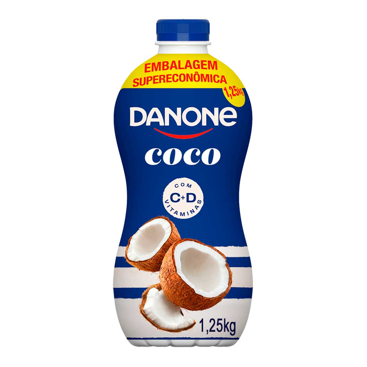 Iogurte Líquido Parcialmente Desnatado Danone Coco 1,25KG