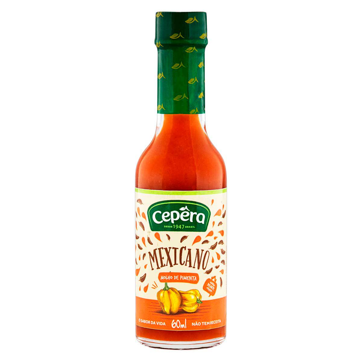 Molho de Pimenta Mexicana Picante Cepêra 60 ml