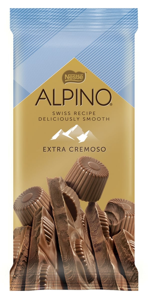 Chocolate ao Leite Extracremoso Alpino Pacote 85 g