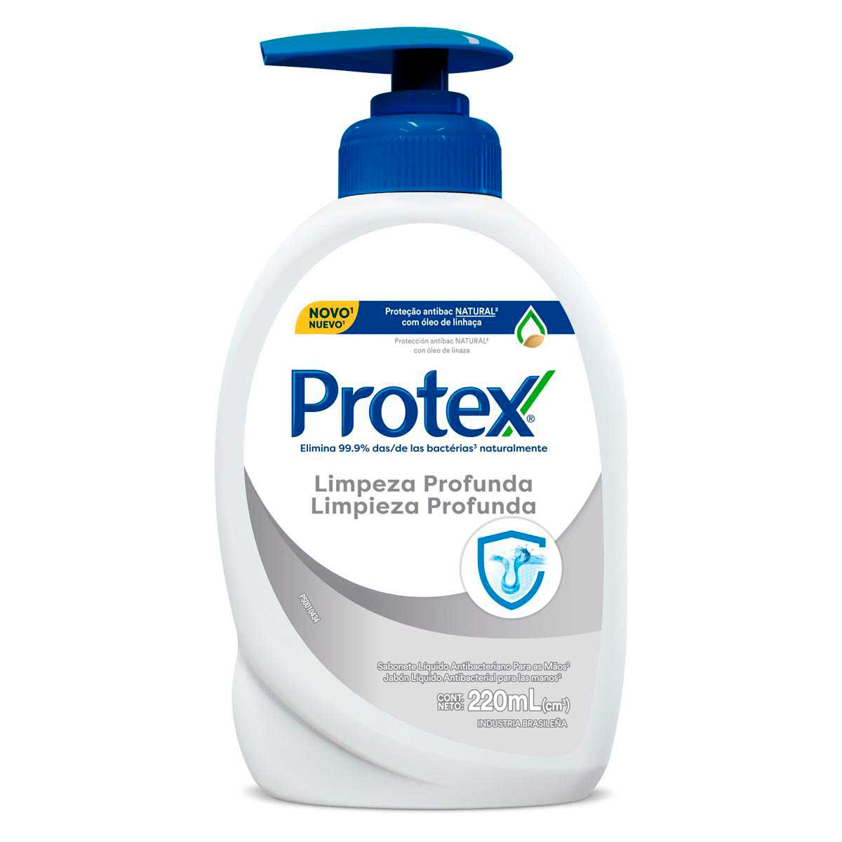 Sabonete Líquido para as Mãos Protex Limpeza Profunda 220 ml