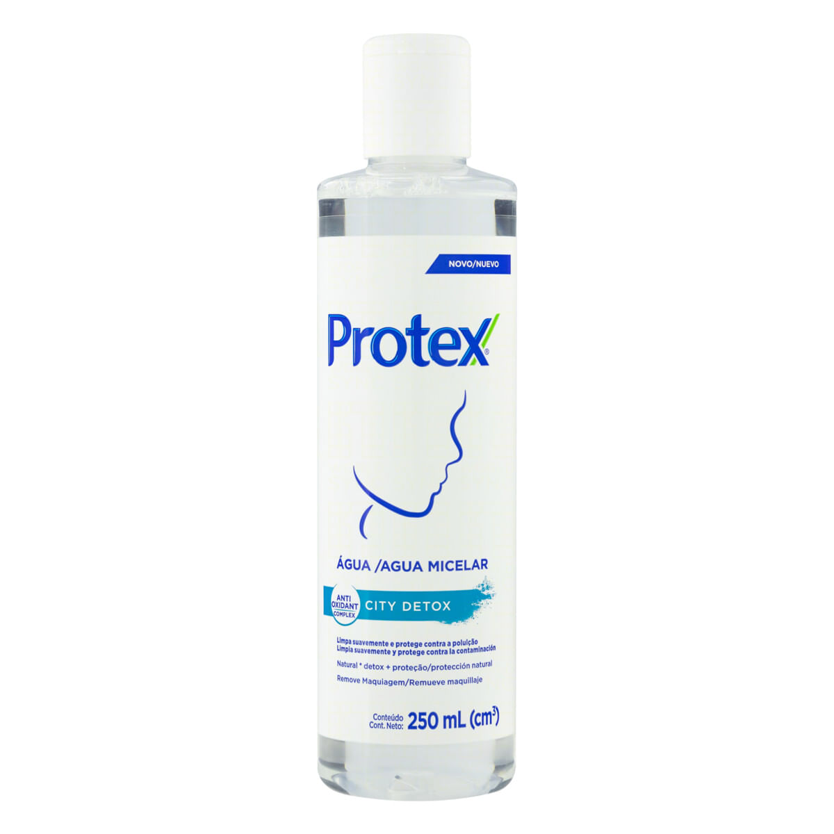 Água Micelar Protex Face City Detox 250ml