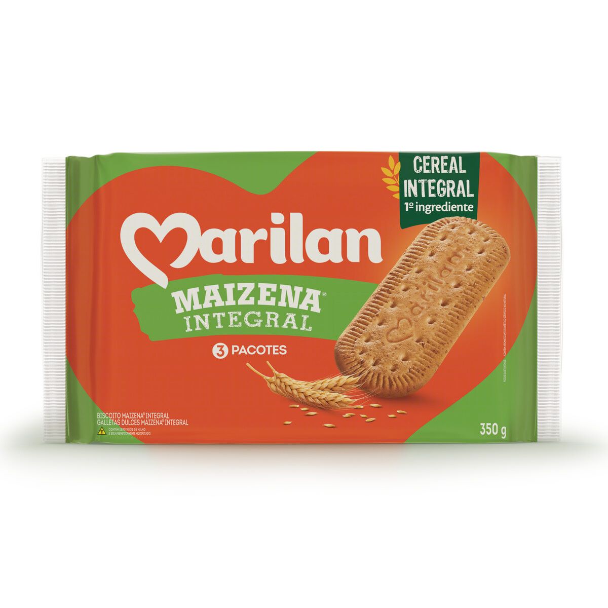 Biscoito Integral Marilan Maizena 350 g