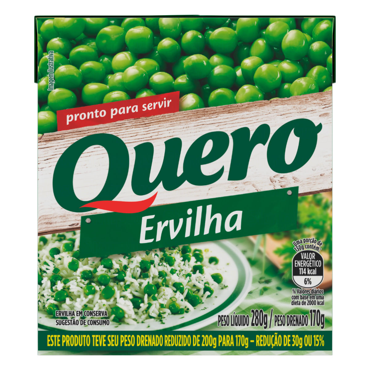 Ervilha em Conserva Quero 170 g